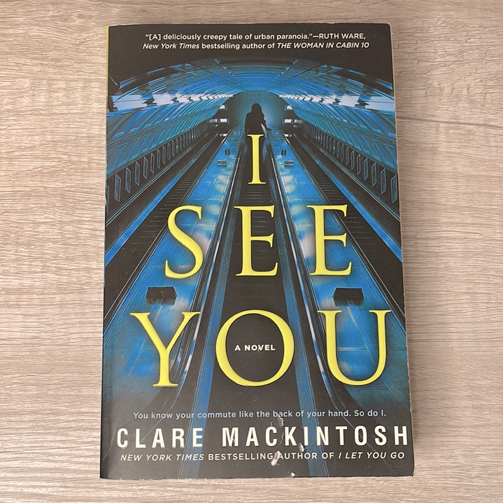 ⭐️2/$6 sale - I see you by Clare Mackintosh book